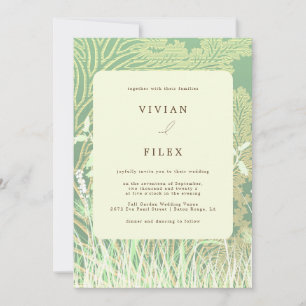 Invitación Boda paisajístico del campo forestal