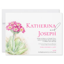 Boda paisajístico rosa de color rosa de primarosa 