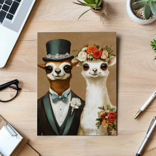 Invitación Boda Pareja Animal
