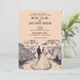 Invitación Boda Pareja del Gran Cañón