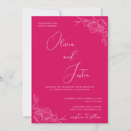 Invitación Boda Peony Elegance