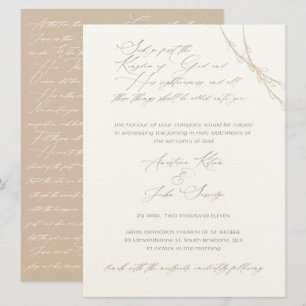 Invitación Boda personalizada Anastasia & John Surridge