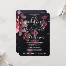 Boda personalizada de flores de cerezo