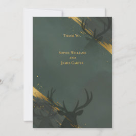 Invitación Boda Personalizada de las Highlands Escocesas en V