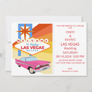 Invitación Boda personalizado de Las Vegas
