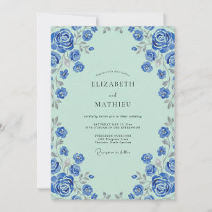 Invitación Boda Pétalo Celadón de Aciano