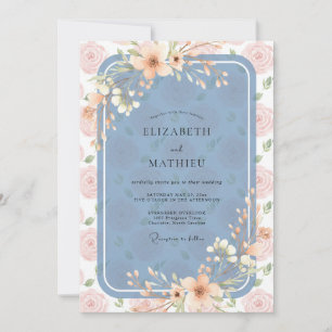 Invitación Boda Pétalo de Albaricoque de Acero