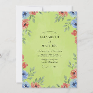 Invitación Boda Pétalo de Coral de Cidra