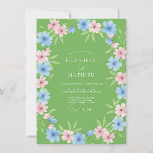 Invitación Boda Pétalo de Flor de Centeno Cal