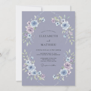 Invitación Boda Pétalo de Mauve de Acero