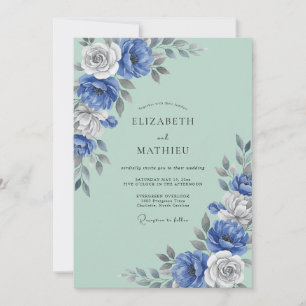 Invitación Boda Pétalo de Menta y Aciano