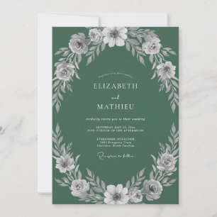 Invitación Boda Pétalo de Musgo Silenciado