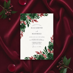 Invitación Boda Pincelada Esmeralda