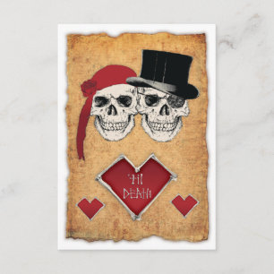 Invitación boda pirata