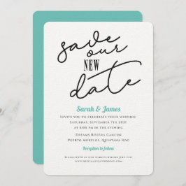 Invitación Boda pospuesto Guardar la nueva fecha