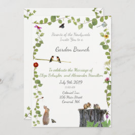 Invitación boda postal: Brunéi recién casado