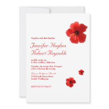 Boda Presupuestario Tropical de Red Hibiscus