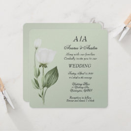 Invitación Boda Primavera de los Tulipanes Blancos