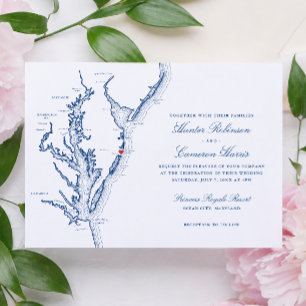 Invitación Boda Princess Royale Oceanfront Ocean City MD