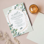 Invitación Boda promete el aniversario de la renovación del E<br><div class="desc">Eucalyptus Greenery promete renovación boda invitación para el aniversario,  puedes fácilmente personalizar con tus detalles y ocasión haciendo clic en el botón "Personalizar". Una tarjeta perfecta para otros eventos especiales como fiestas jubilados,  cumpleaños,  ducha de novias y mucho más.</div>