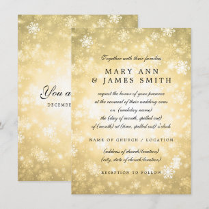 Invitación Boda promete renovación en invierno Maravilla de i