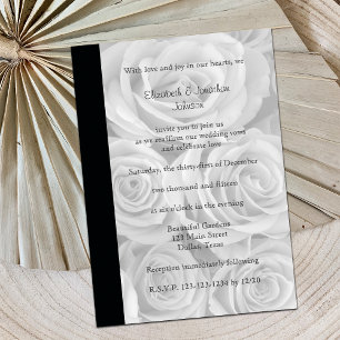 Invitación Boda promete renovar a magníficos Rosas