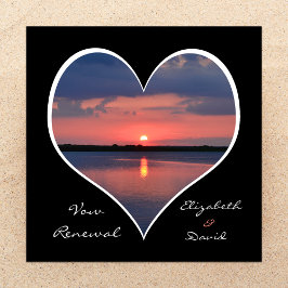 Invitación Boda promete renovar el atardecer en el corazón de