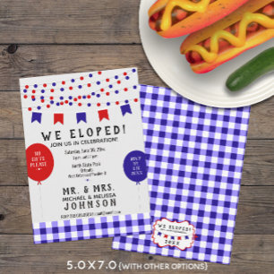 Invitación ¡💍 Boda Que Elogiamos! Fiesta picnic   BBQ ・ Barb
