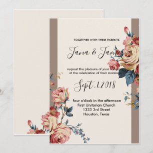 Invitación boda querida