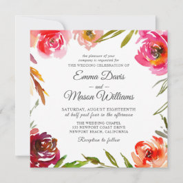 Invitación Boda radiante de Romance Square