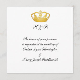 Invitación Boda Real II - Oro