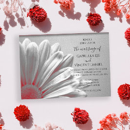 Invitación Boda Red Floral Highlights