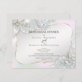 Invitación BODA REHEARSAL | Wispy Pink Shimmer