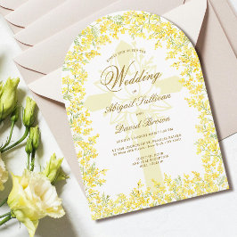 Invitación Boda Religiosa Arco de Mimosa