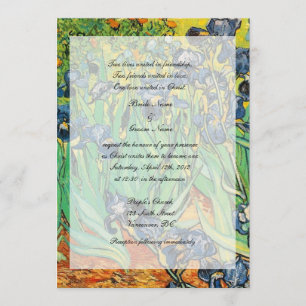 Invitación Boda religiosa, Vincent van Gogh, Lirios
