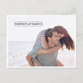 Invitación Boda reprogramada Foto simple