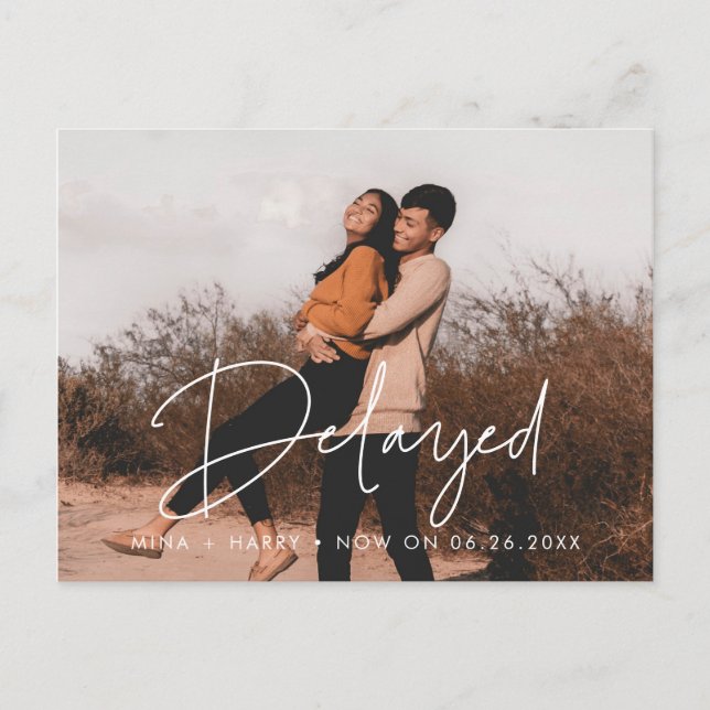 Invitación boda retardada (Anverso)