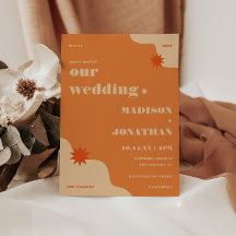 Boda Retro Brillante y Audaz de Verano
