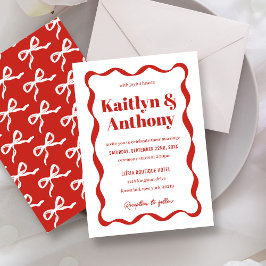 Invitación Boda Retro de Coqueta