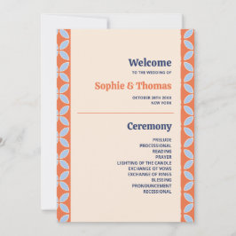 Invitación Boda retro de mediados del siglo
