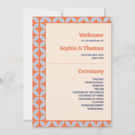 Invitación Boda retro de mediados del siglo