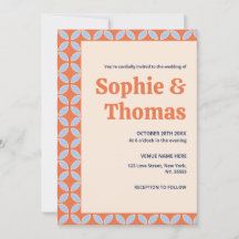 Boda retro de mediados del siglo