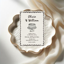 Boda Retro Único De Mano Moderna