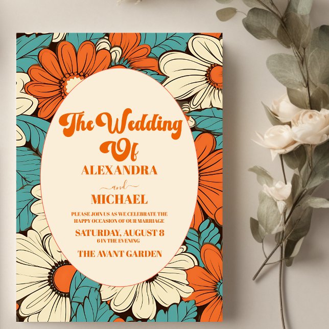 Invitación Boda retro vintage (Subido por el creador)