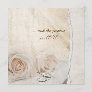 Invitación Boda Rings Vow Renovación