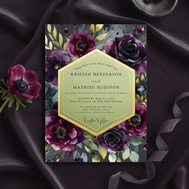 Invitación Boda Romance Flor de Ciruelo (Subido por el creador)