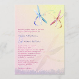 Invitación Boda Romantic Garden Dragonfly