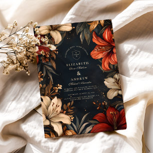 Invitación Boda Romántica Barroca