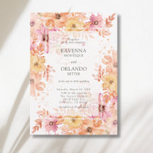 Boda Romántica Botánica Jardín Floral Pastel