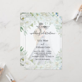 Invitación Boda Romántica con Acuarela